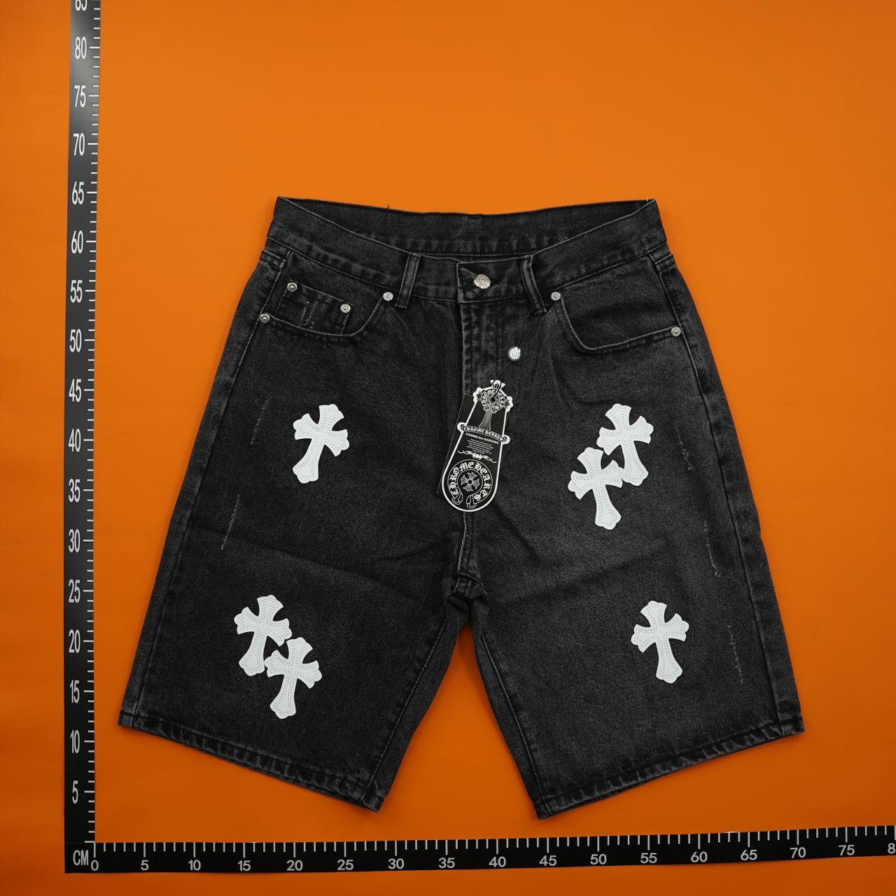 Chrome Hearts Jeans Short     -3