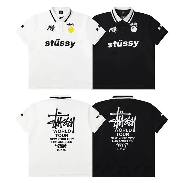  stussy  polo T-shirt tee（40+）