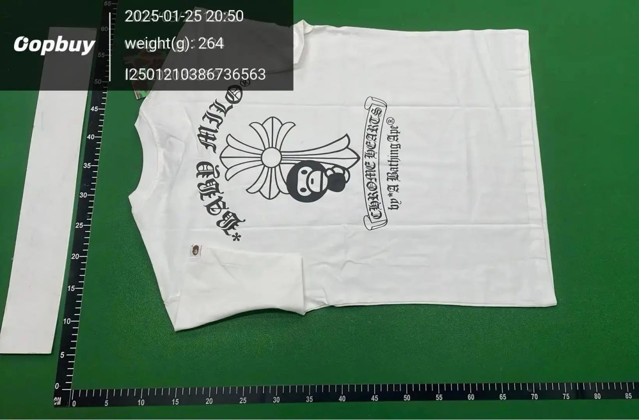  Bape x Chrome Hearts Tee -3