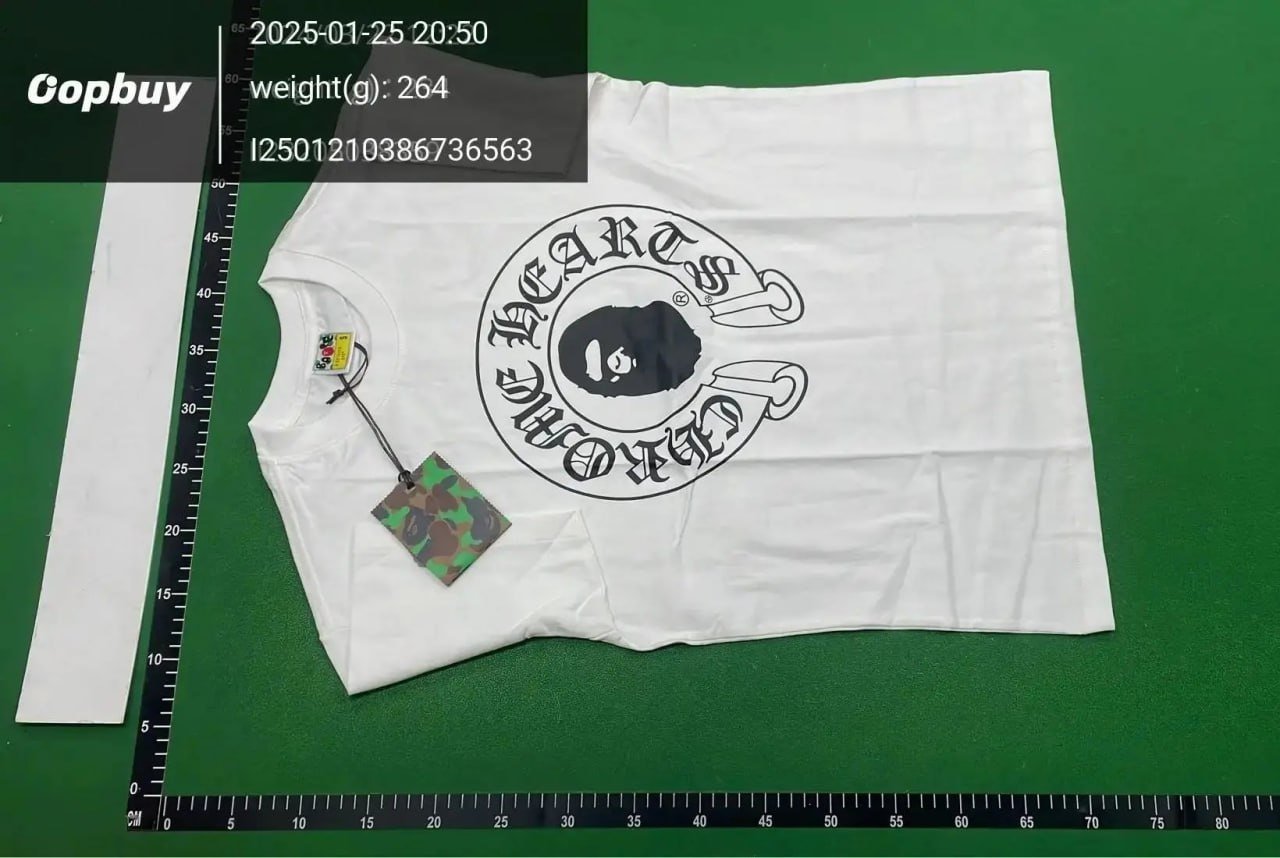  Bape x Chrome Hearts Tee -2