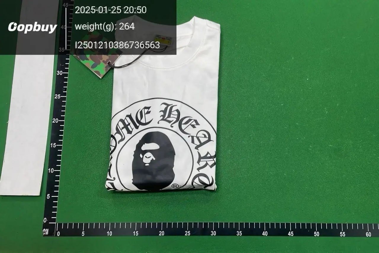  Bape x Chrome Hearts Tee -4