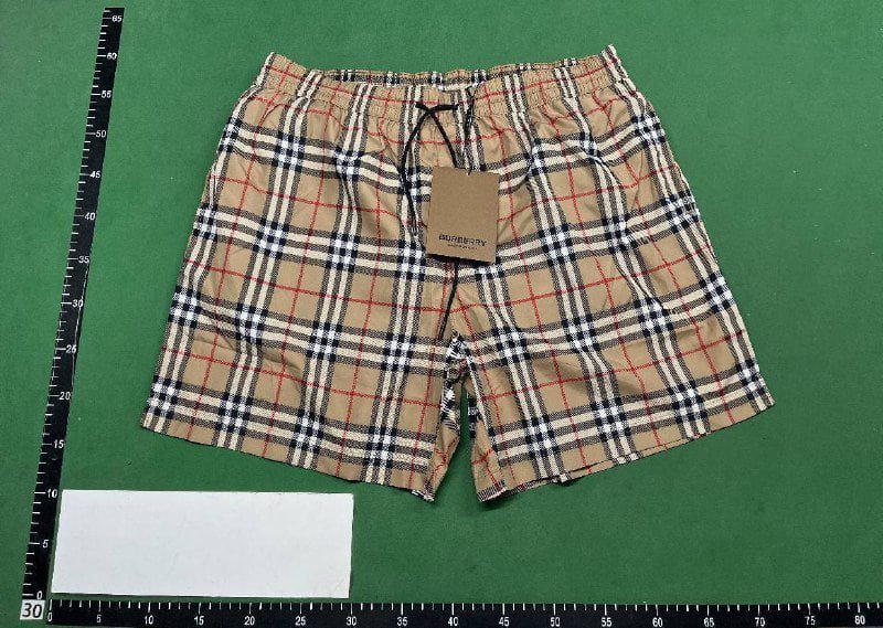 Burberry Check & Logo Shorts -1