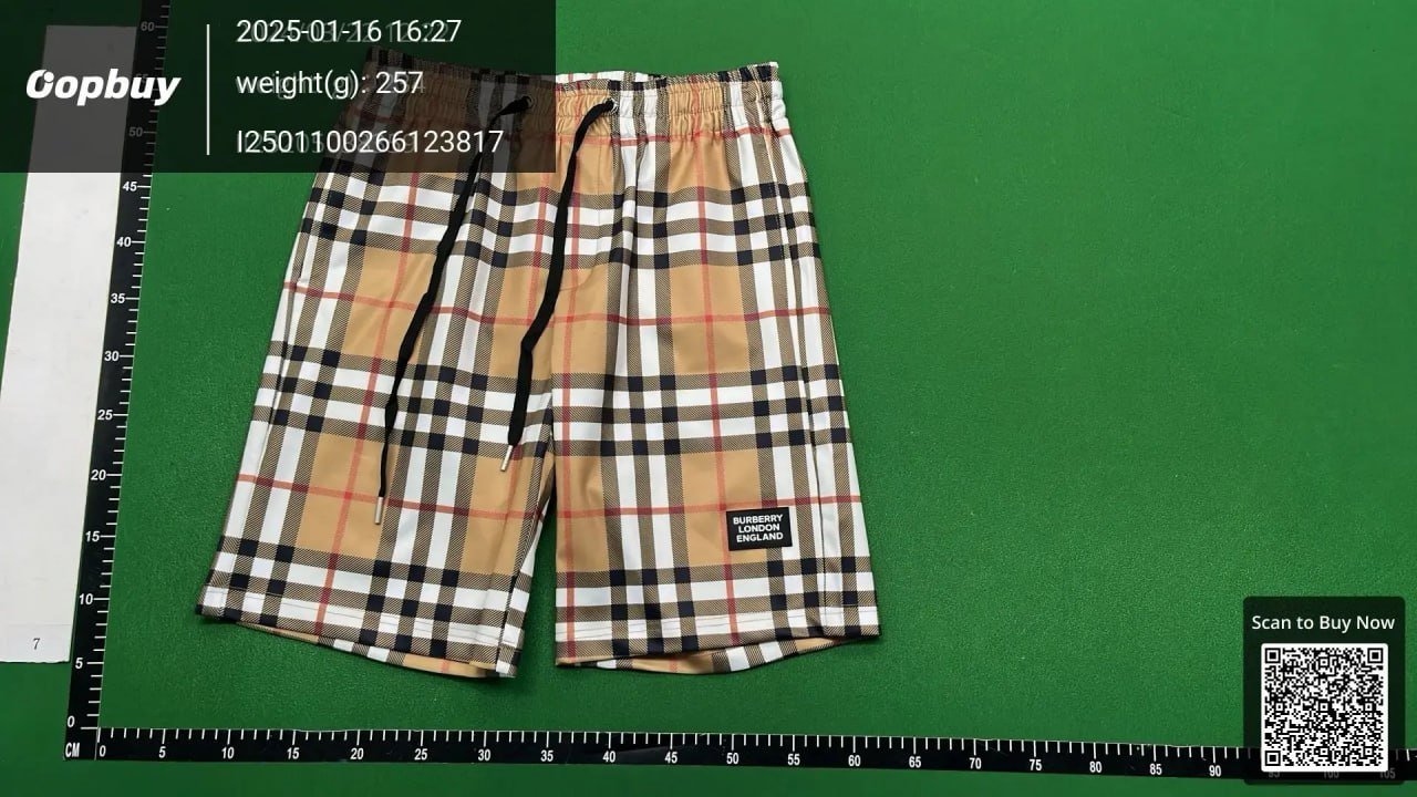Burberry Check Print & Logo Shorts [25+ styles] -1