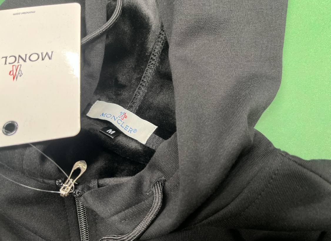 Moncler Hoodies [4 Colors Available: Navy, Black, Gray, Charcoal] -2