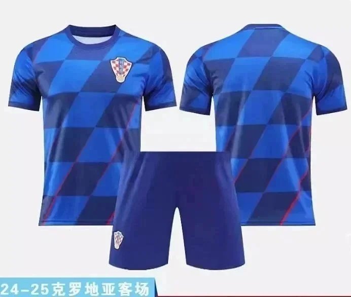 2024 European Cup Croatia Modric Perisic Same Jersey-1092                   -6