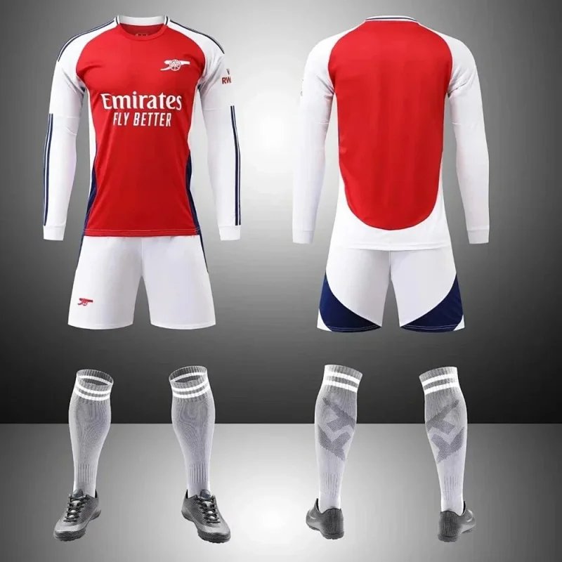 Children and adults football training uniform jersey set-1281 -2