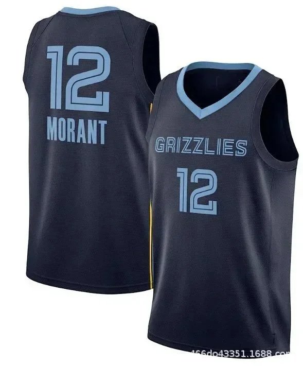 NBA Fashion Morant basketball vest men's jersey-1927                   -4
