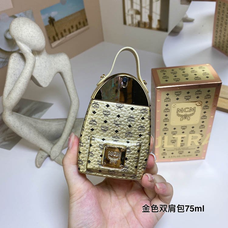 MCM Gold Backpack Perfume-3157                   -2