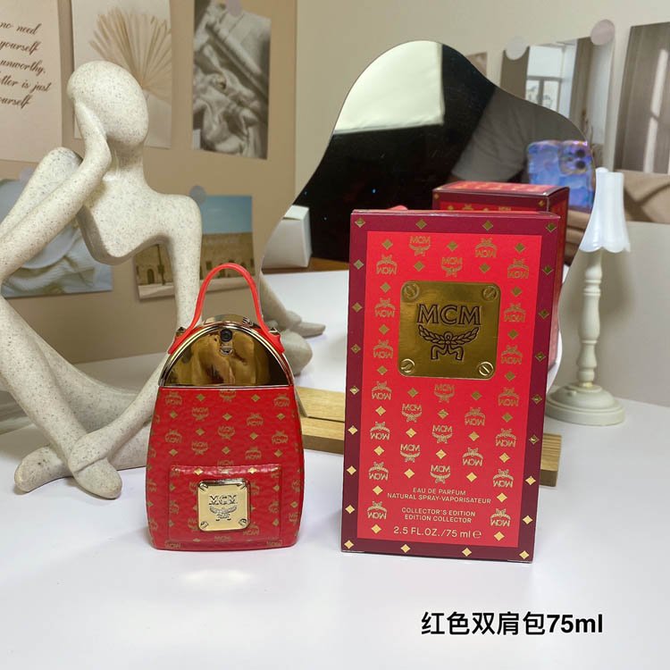 MCM red backpack women's perfume-3156                  
