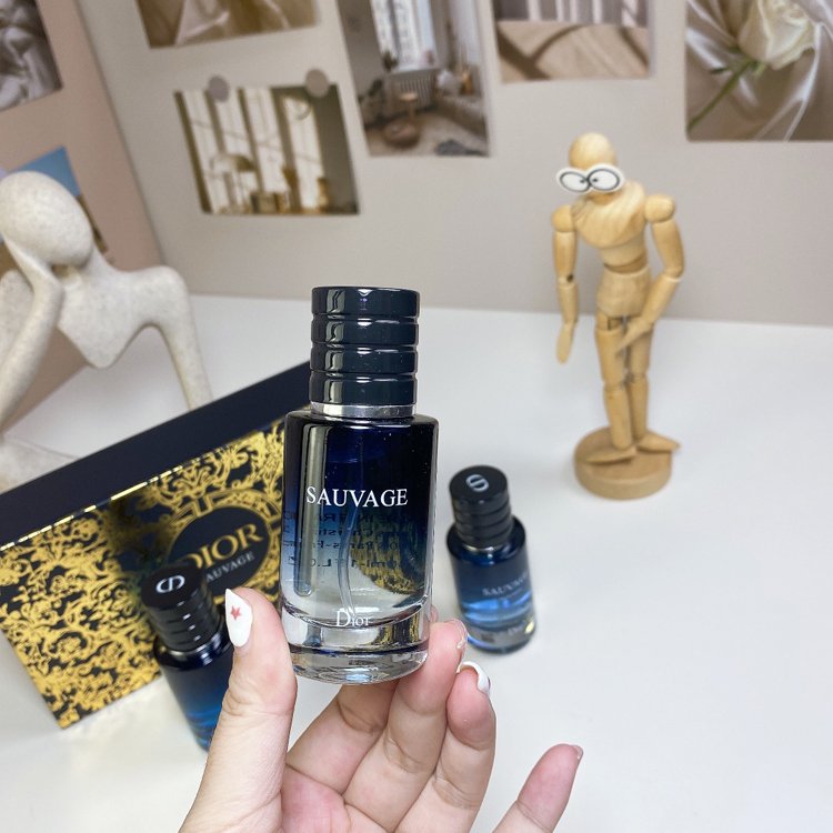 Dior Wilderness 3-piece gold box perfume-3067                   -5