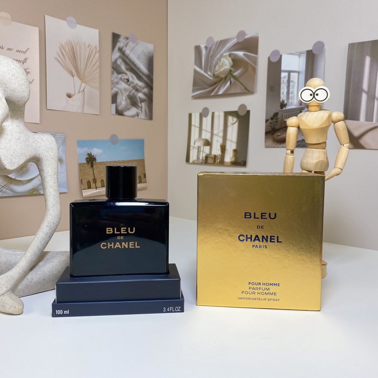 Chanel Gold Blue Perfume-3006 