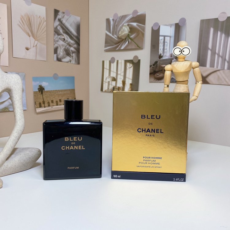 Chanel Gold Blue Perfume-3006                   -2